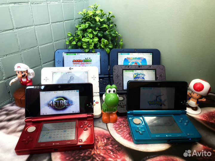 Прошитые Nintendo 3DS в ассортименте