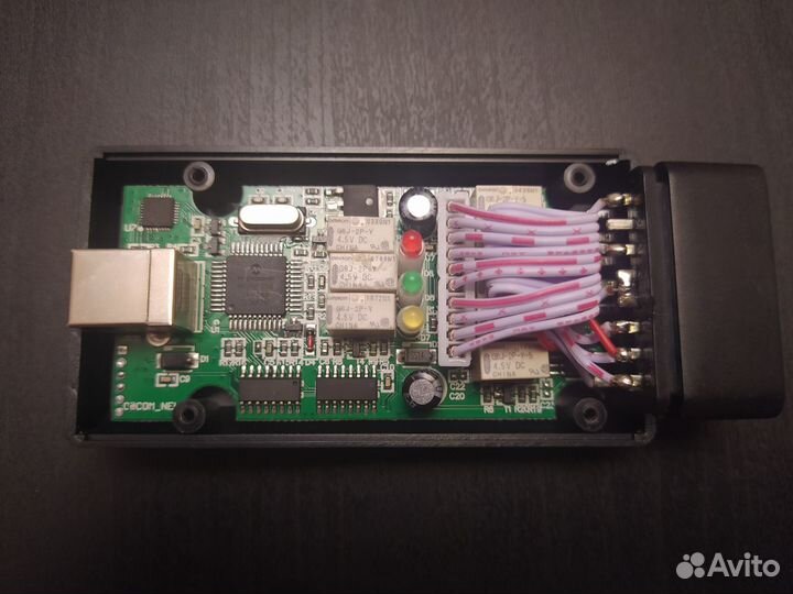 Адаптер Opel OP-COM 1.95 чип pic18f458 прошиваемый