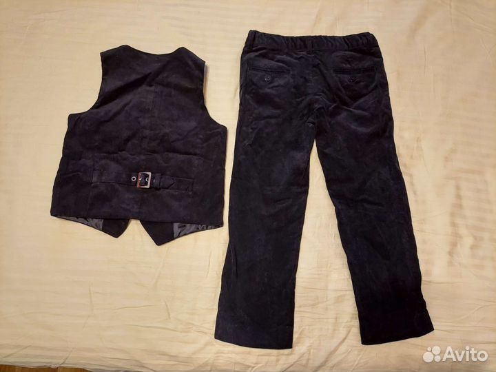 Костюм жилетка и брюки вельветовые детские