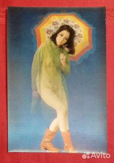 Открытка стерео Япония