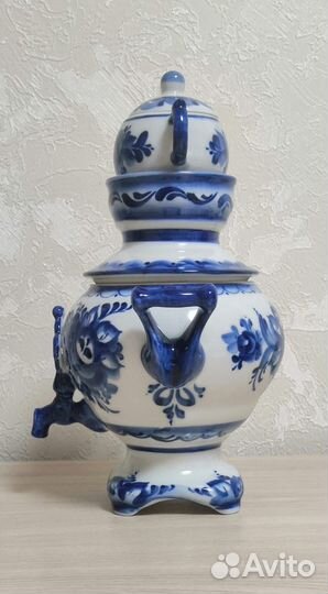 Самовар гжель