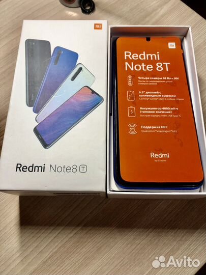 Xiaomi Redmi Note 8T, 4/128 ГБ