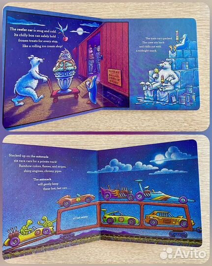 Детские картонные книги на английском языке