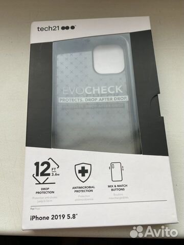 Чехол Tech21 Pure Clear для iPhone 11 Pro, полиуре