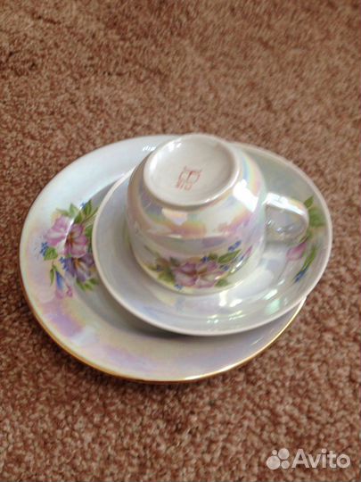 Винтажные чайные сервизы. 2 шт