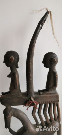 Маска-наголовник племени бамбара (Мали)