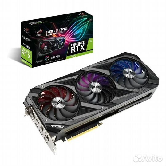 Видеокарта asus rog strix 3070