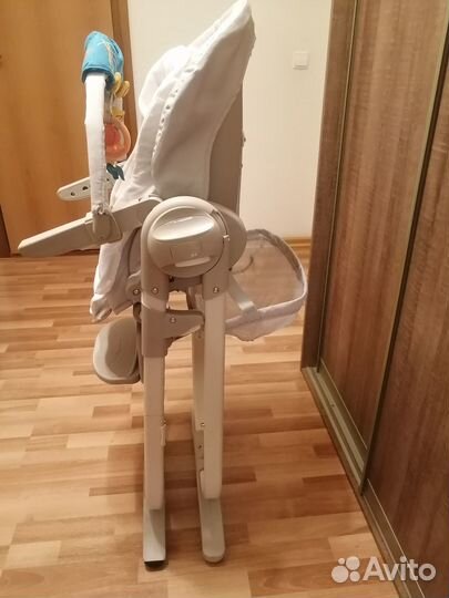 Стульчик для кормления chicco polly magic