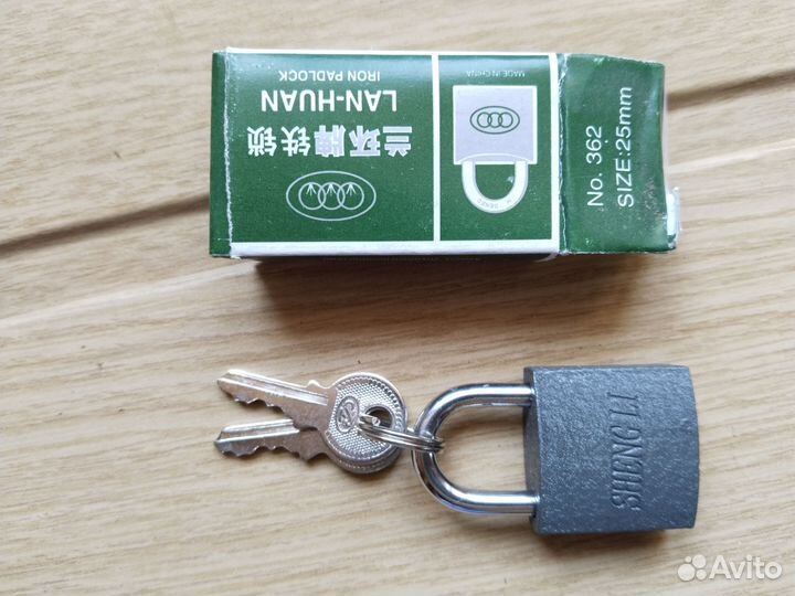 Замок навесной багажный, почтовый 25 мм