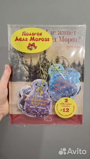 Подарочный набор из 2-х книг. Подарок деда мороза