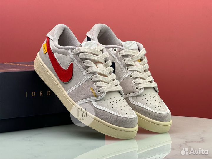 Кроссовки Nike Union LA X Air Jordan 1 KO Low Sail