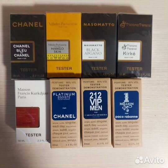 Тестер мужской и женский