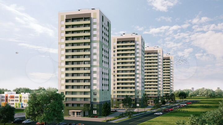 Квартира-студия, 32,7 м², 2/16 эт.