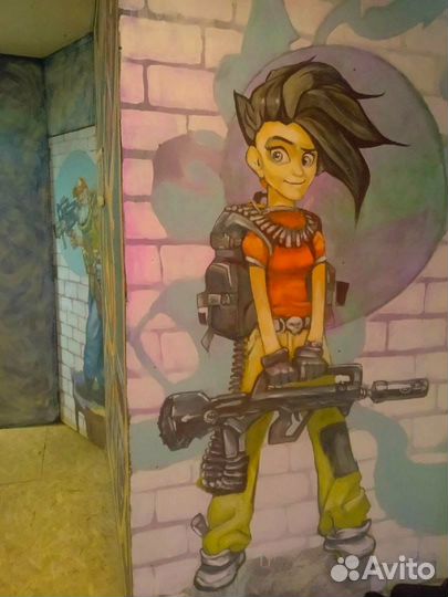 Роспись стен и декоративная штукатурка / художник