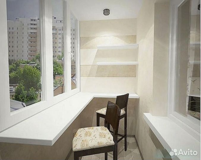 Остекление и отделка балконов и лоджий под ключ