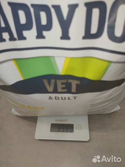 Корм для собак Happy Dog Urinary мкб оксалаты 4 кг