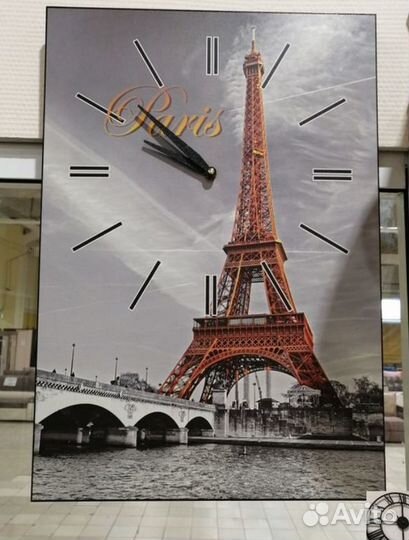 Часы-картина настенные Михаил Москвин Эйфель