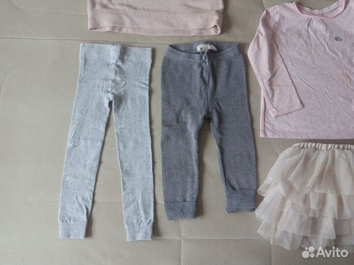 Вещи фирменные пакетом для девочки р.86