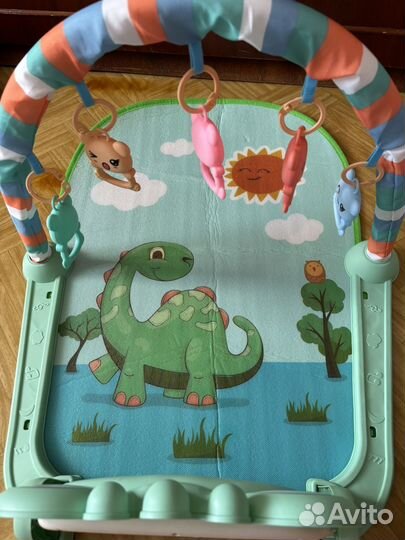 Музыкальный коврик пианино детский