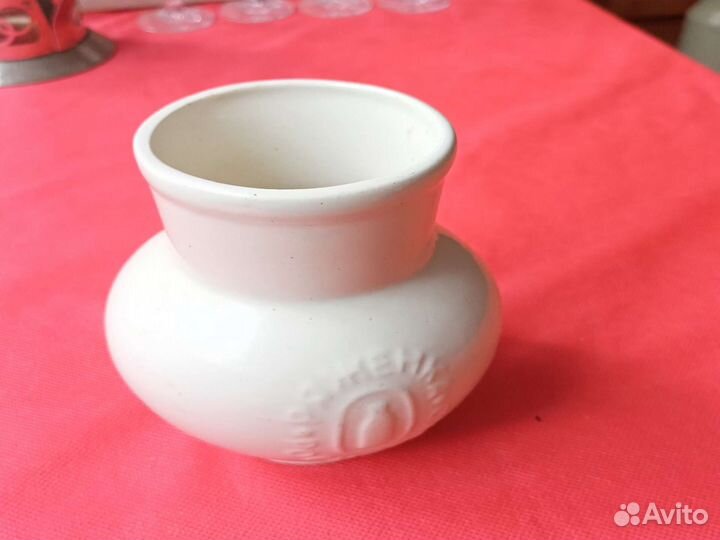 Кринка молочная старинная коллекционная