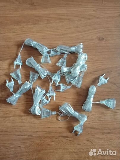 Удлинитель для гирлянд прозрачный 5 м