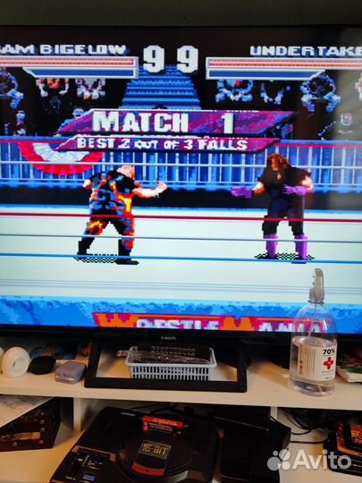 WWF WrestleMania Sega картридж