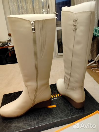 Сапоги женские зимние натуральная кожа новые 39