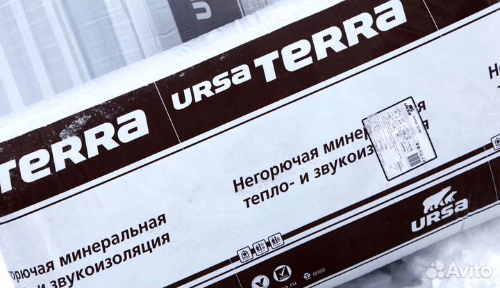 Утеплитель Минвата Урса Terra 70 мм
