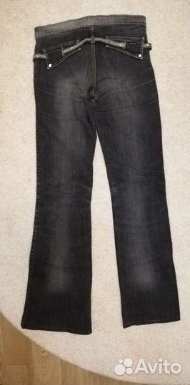 Джинсы клёш в хорошем состоянии
