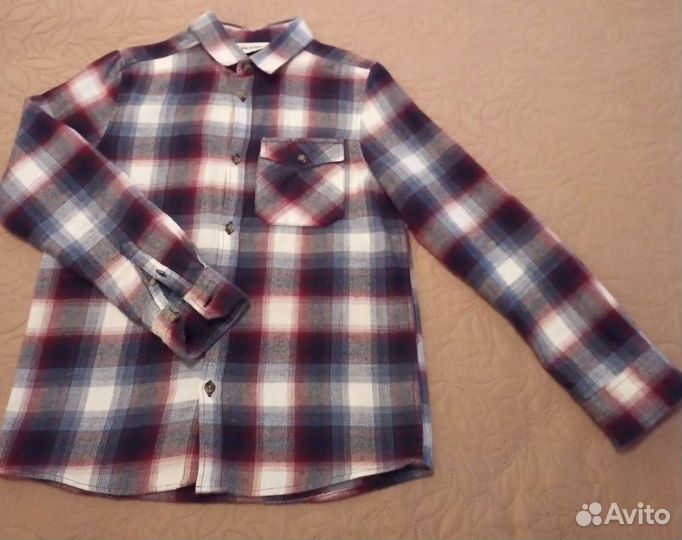 Рубашка детская для мальчика 6-8 лет