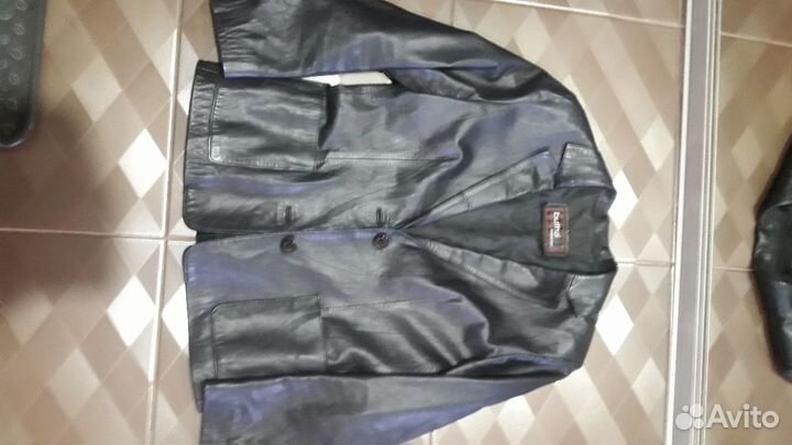 Кожаный пиджак