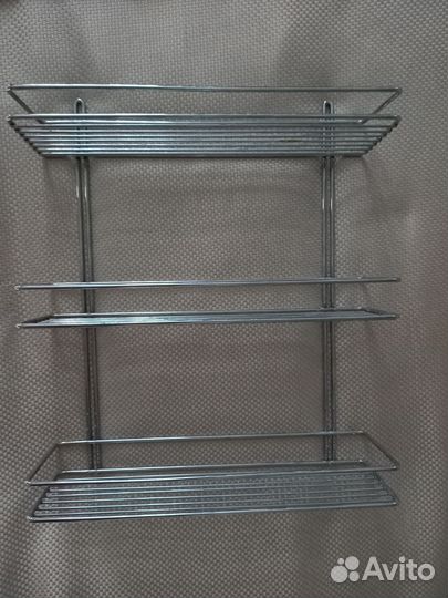 Металлическая полка в кухню, ванну