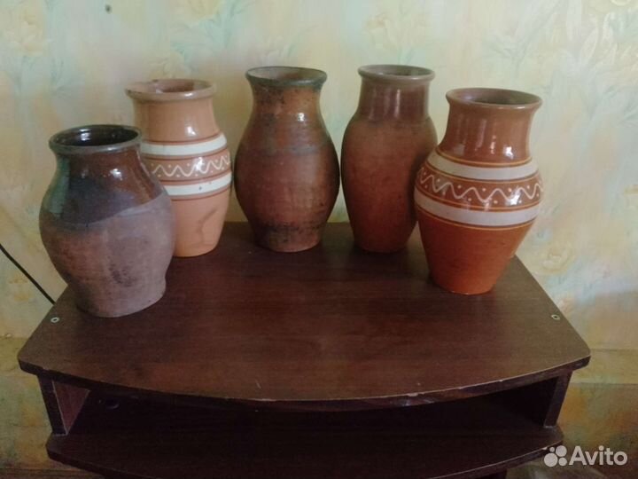 Глиняная крынка