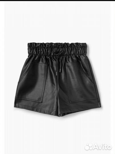 Кожаные шорты для девочки