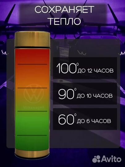 Сенсорный термос с датчиком температуры Chery