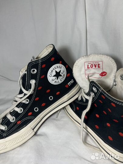 Кеды converse высокие черные