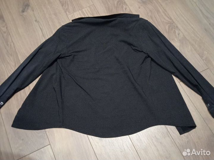 Рубашка мужская черная 44