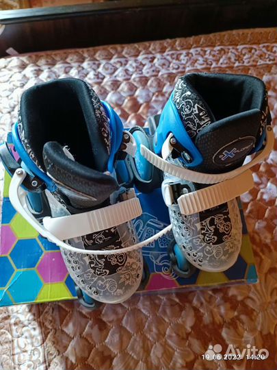 Роликовые коньки детские раздвижные