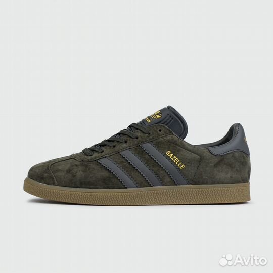 Кроссовки Adidas Gazelle Dark Grey / Gum