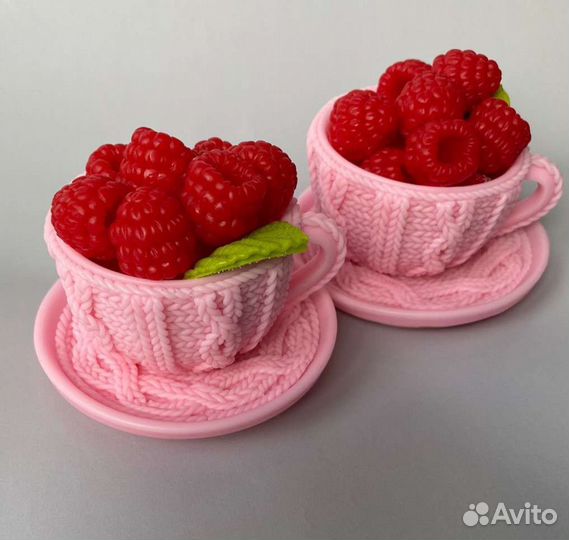 Мыло малина в чашке