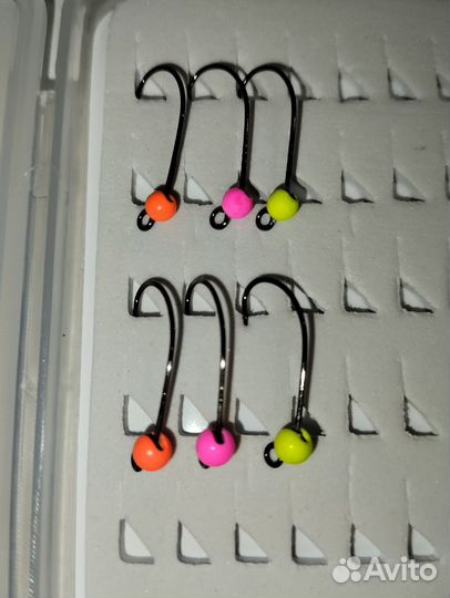 Набор форелевых джиг головок 6 и 8, Decoy MG-3