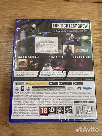 Payday 3 Day One Edition диск для PS5 новый