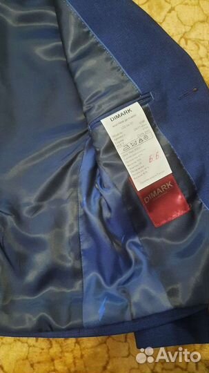 Школьный костюм для мальчика 122 новый синий