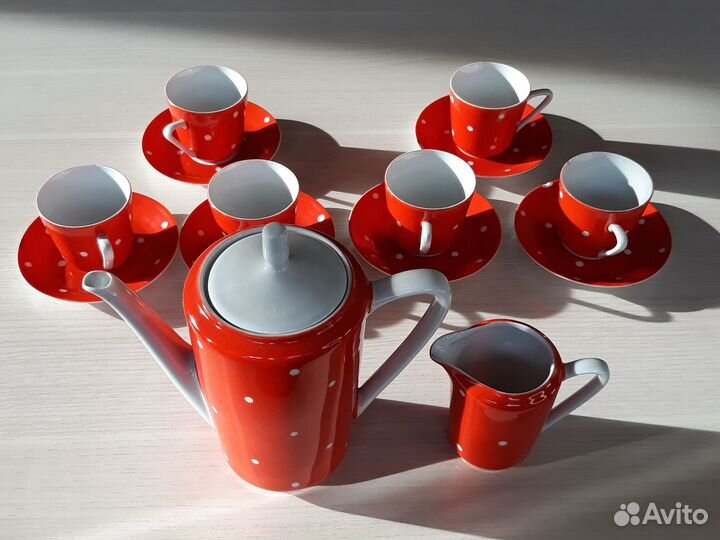 Поштучно - кофейный сервиз Kahla, гдр, 1957-1964*