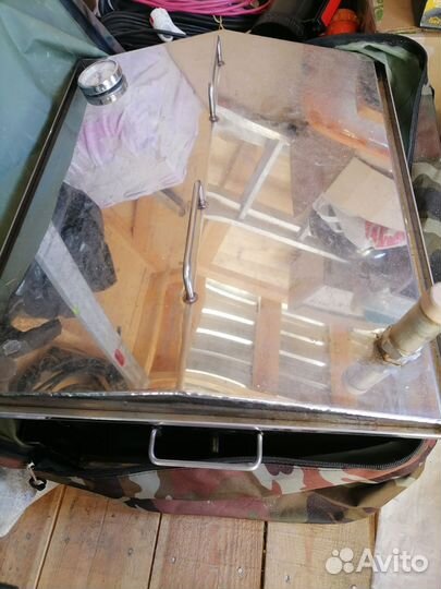 Коптильня горячего и холодного копчения бу