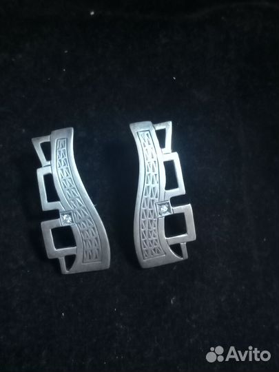 Серьги серебро
