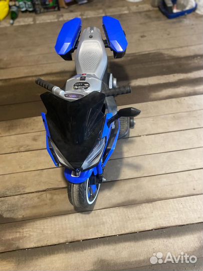 Детский электромобиль мотоцикл