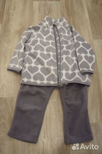 Флисовый комплект Crockid, размер 86