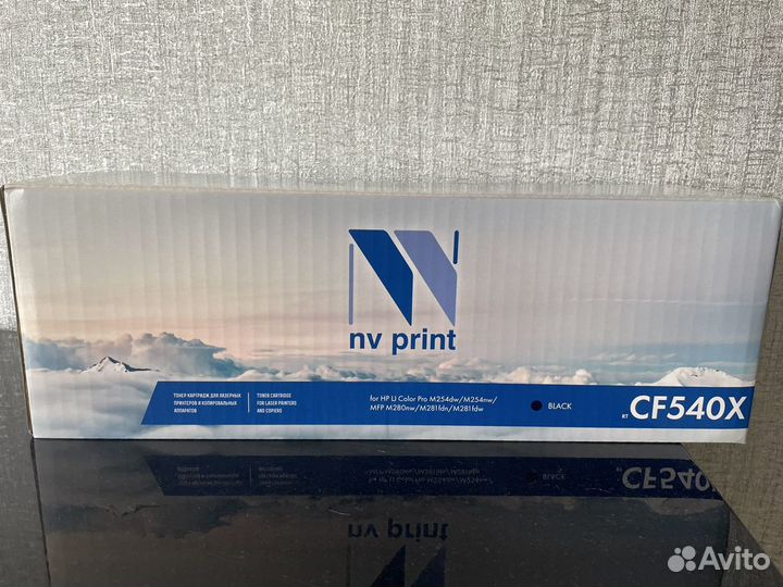 Картридж nv print cf540x черный 3200 страниц