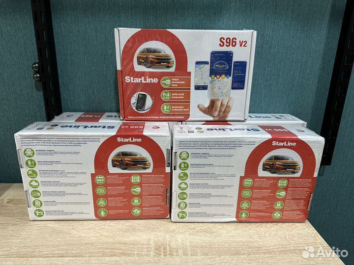 Автосигнализация StarLine S96 v2 Eco, GSM, Новая